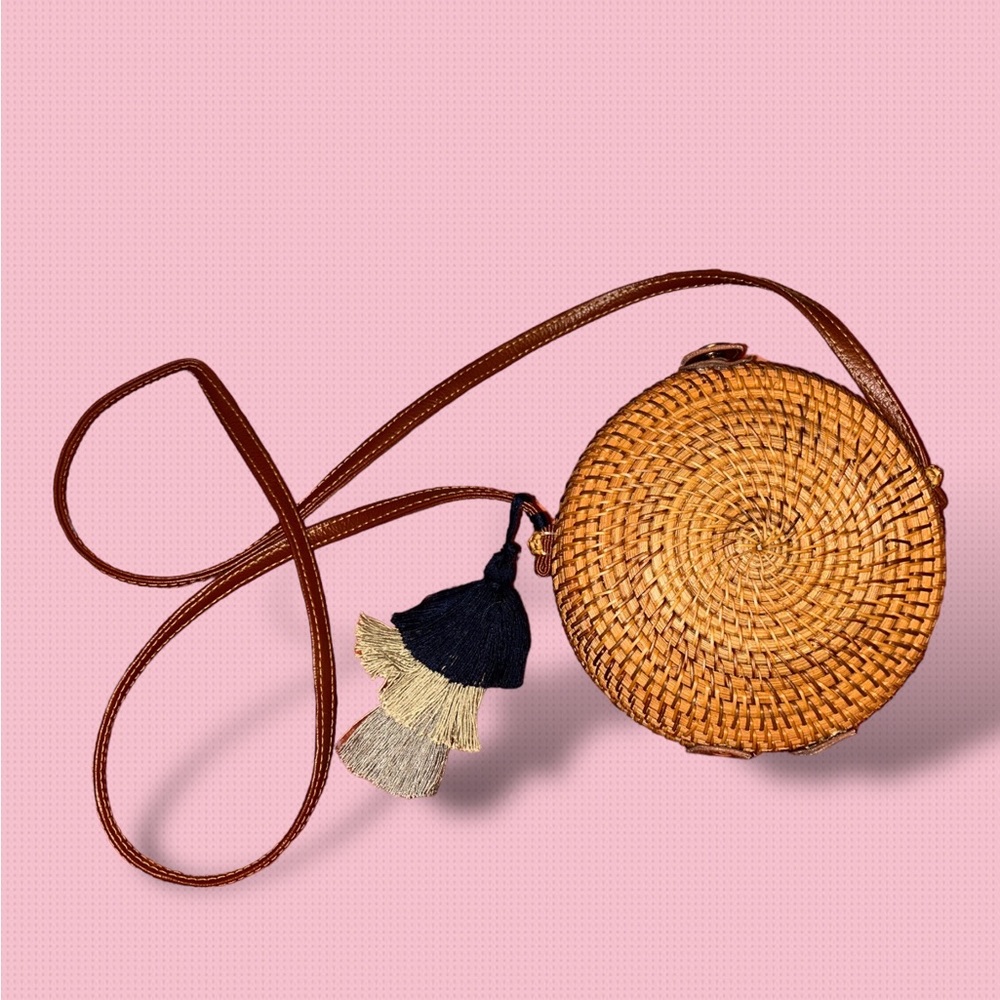 Woven Shoulder Strap Bag